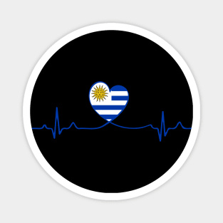 My Heart Beats for Uruguay Magnet